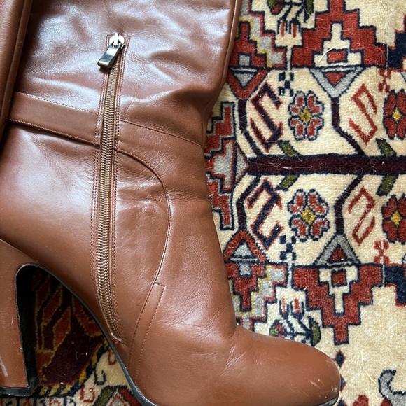 Carlo Pazolini Brown Heeled Knee High Boots, size 40 - Picture 7 of 10